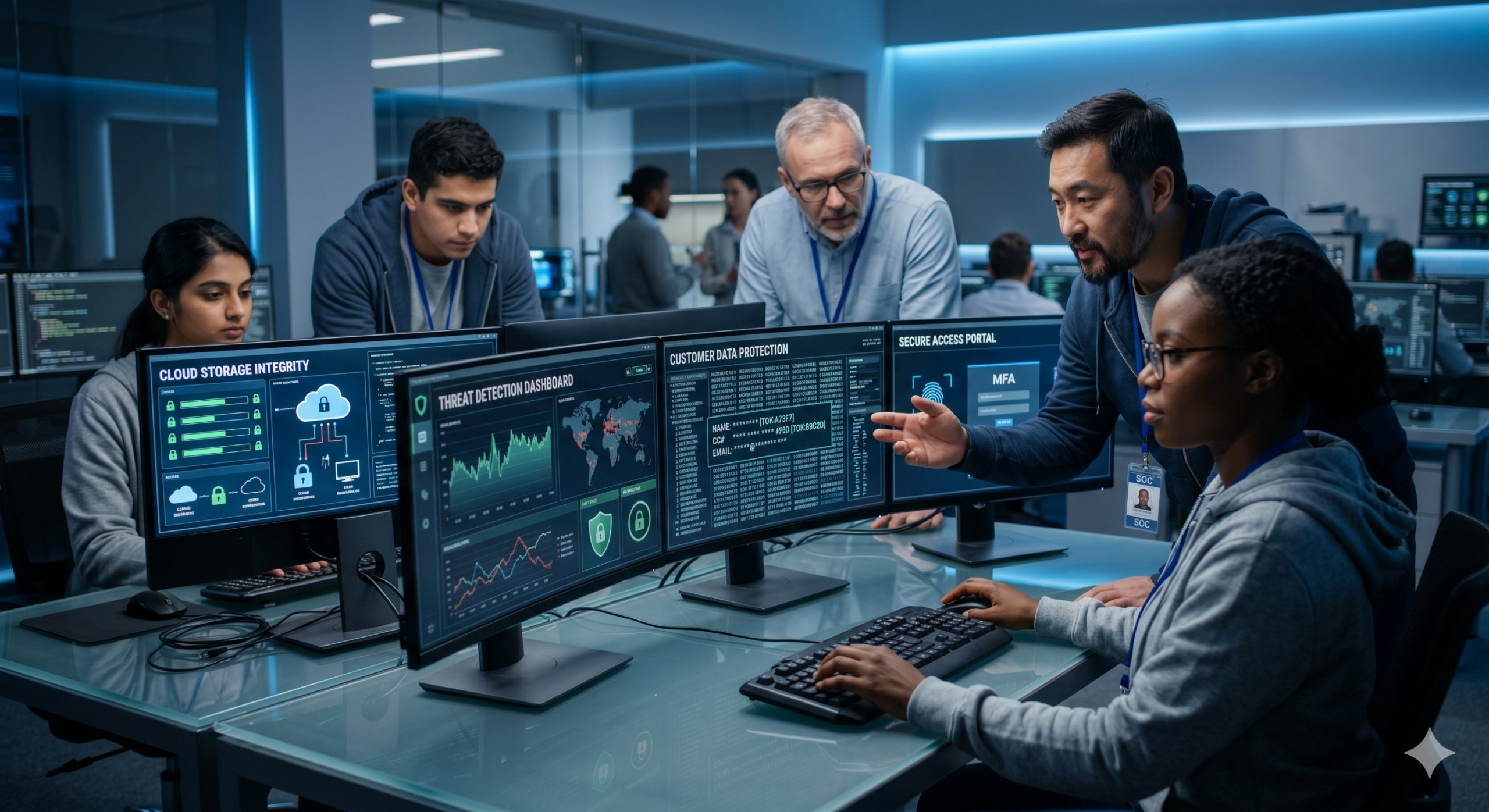 How to protect customer data in 2026 using encryption, multi-factor authentication, and real-time cybersecurity monitoring