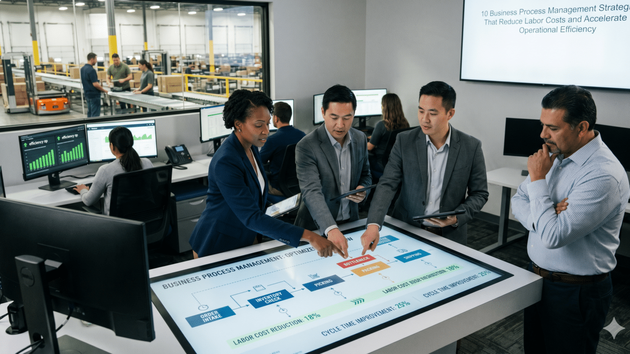10 Business Process Management Strategies That Reduce Labor Costs and Accelerate Operational Efficiency