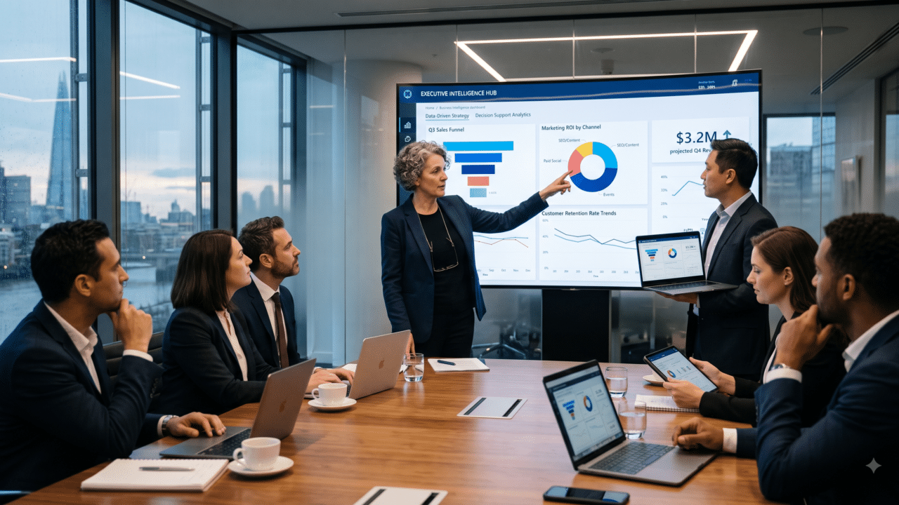 Business Intelligence: How Executives Use Data Analytics to Make Smarter Decisions