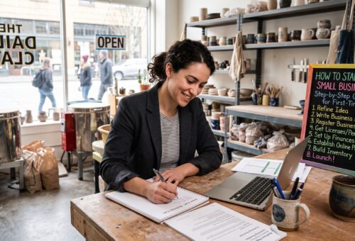 How to Start a Small Business: A Step-by-Step Guide for First-Timers
